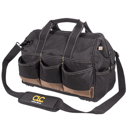 CLC 1534 Tool Bag w/Top-Side Plastic Parts Tray - 16" [1534]