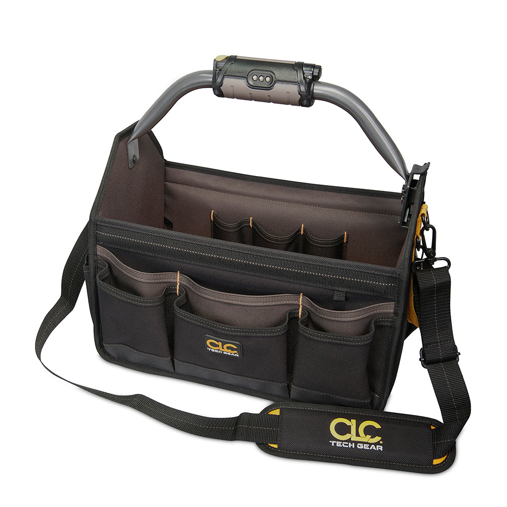 CLC L234 Tech Gear Portaherramientas con mango iluminado LED y parte superior abierta - 15" [L234]