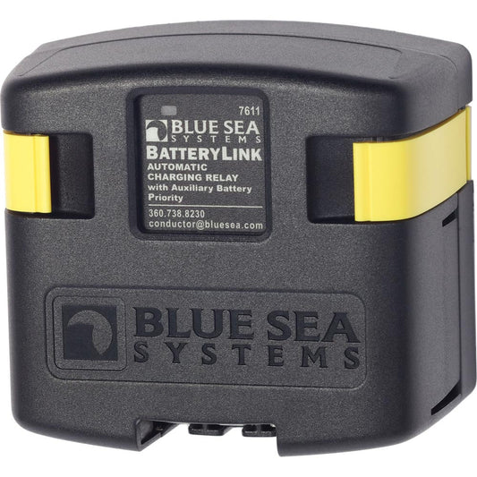 Relé de carga automática Blue Sea 7611 DC BatteryLink - 120 A con carga de batería auxiliar [7611]