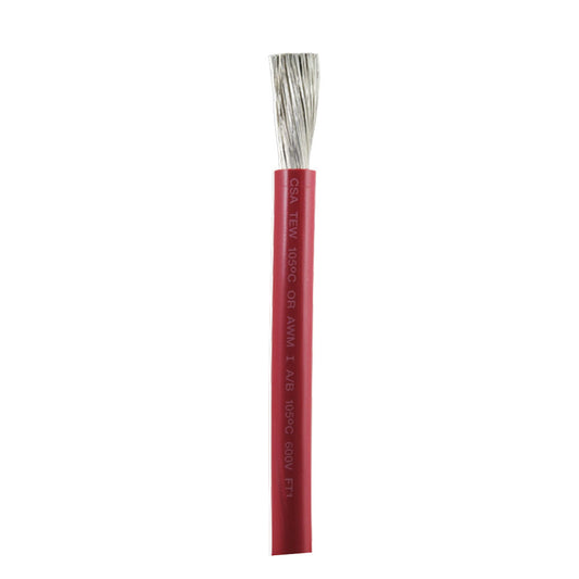Cable de batería Ancor rojo 1/0 AWG - Vendido por pie [1165-FT]