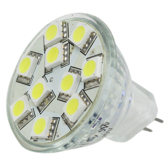 Bombilla LED Lunasea MR11 - 10-30VDC/2.2W/140 lúmenes - Blanco cálido [LLB-11TW-61-00]