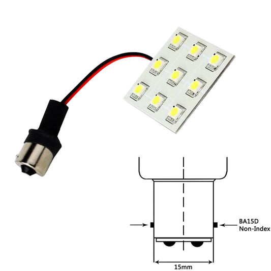 Lunasea Bayoneta 9 Bombilla LED BA15D - 12VAC o 10-30VDC/2W/149 Lúmenes - Blanco Cálido [LLB-269W-21-00]