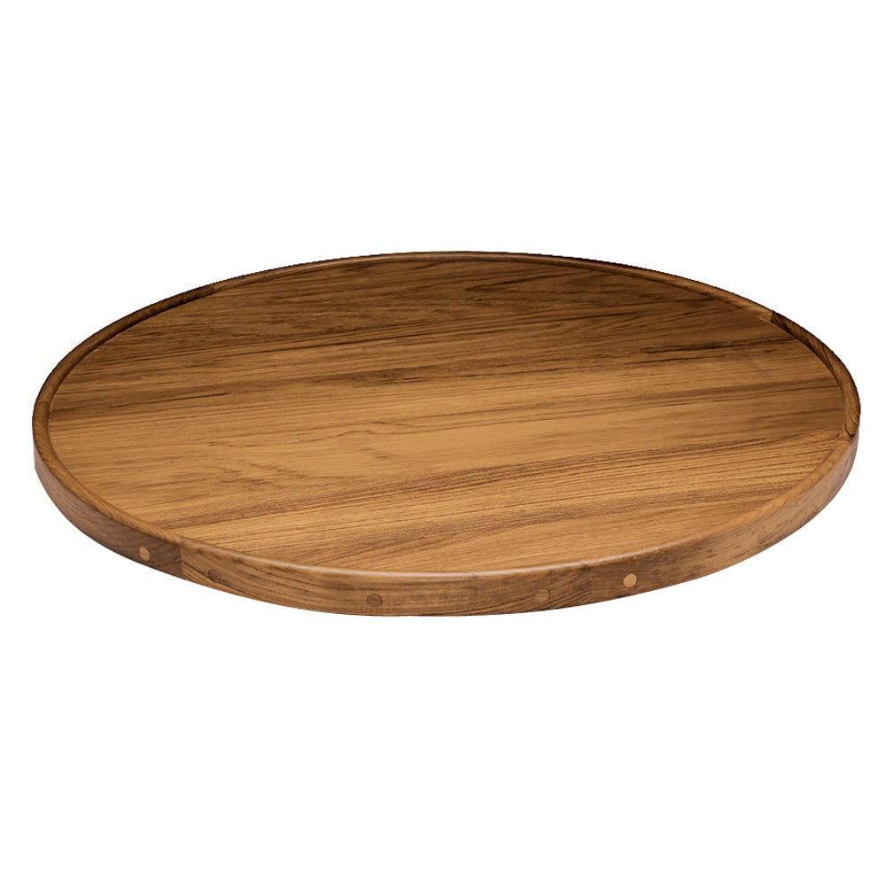 Tablero de mesa redondo de teca Whitecap - 24" x 1-1/8" [61397]