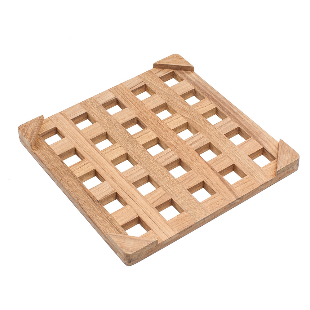 Whitecap Teak Large Square Trivet - 8" [62421]