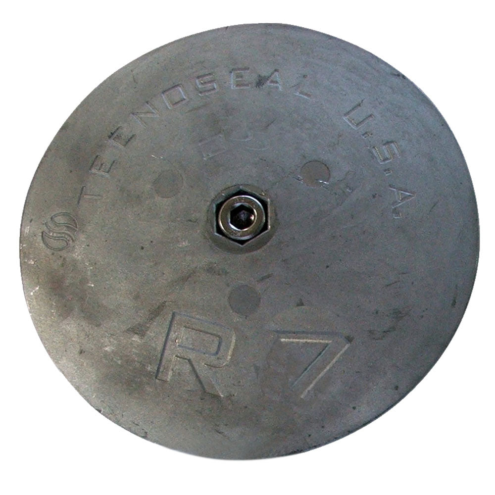 Ánodo de timón Tecnoseal R7 - Zinc - 6-1/2" de diámetro [R7]