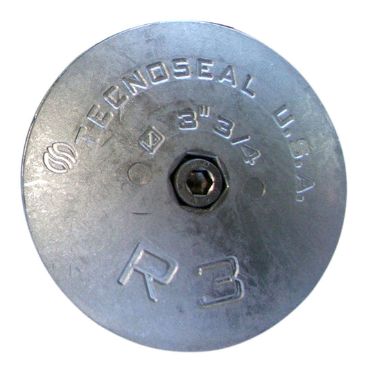 Ánodo de timón Tecnoseal R3AL - Aluminio - 3-3/4" de diámetro [R3AL]
