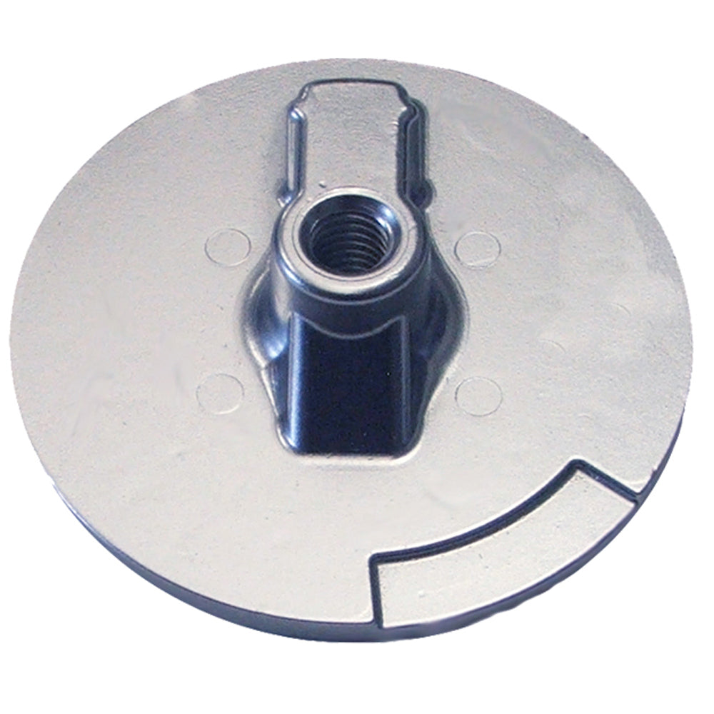 Ánodo de placa de ajuste Tecnoseal - Zinc plano Mercury Alpha para motores [00820]