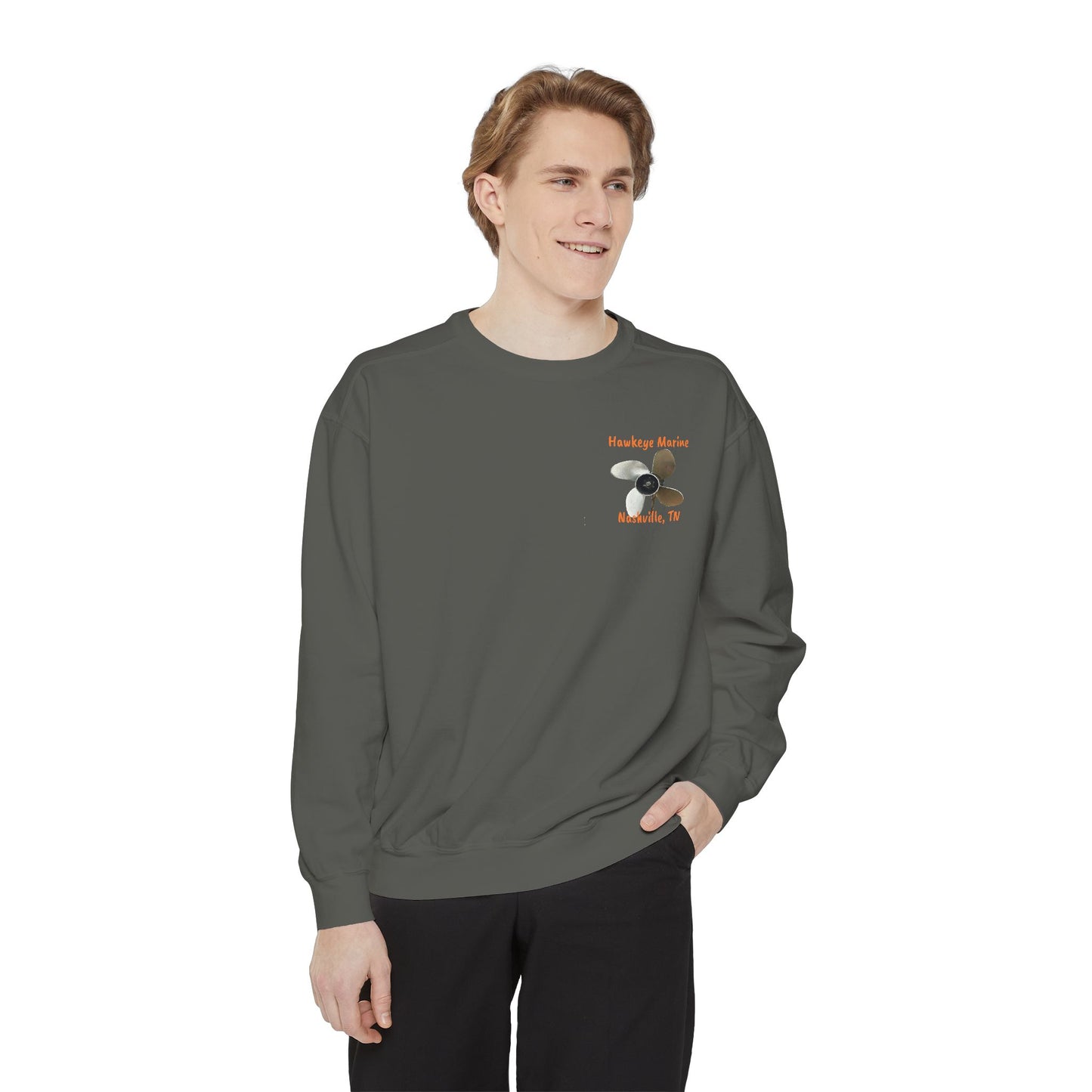 Hawkeye Marine - Unisex Garment-Dyed Sweatshirt