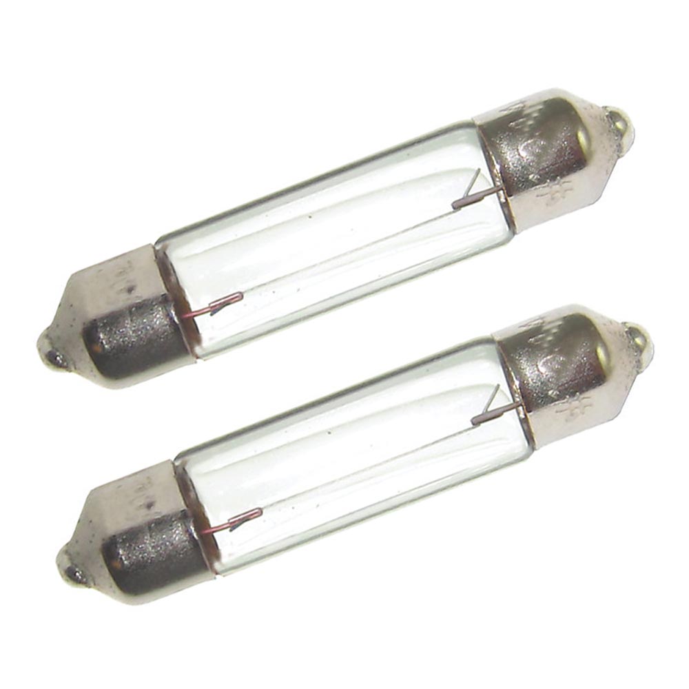 Bombillas Festoon Perko de doble extremo - 12 V, 10 W, .74 A - Par [0070DP0CLR]