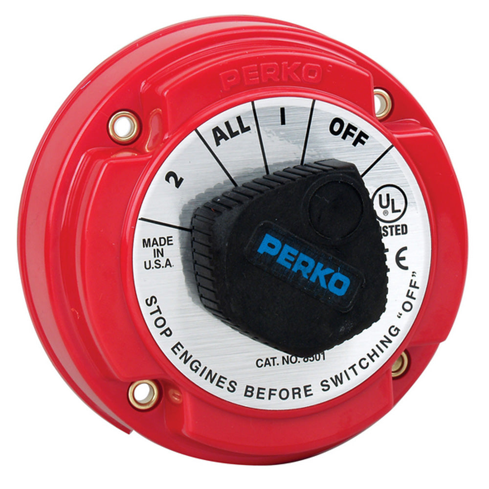 Interruptor selector de batería de servicio mediano Perko - 250 A continuo [8501DP]