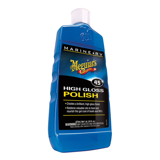 Meguiar's #45 Potenciador de brillo y pulido para barcos/caravanas - 16 oz [M4516]