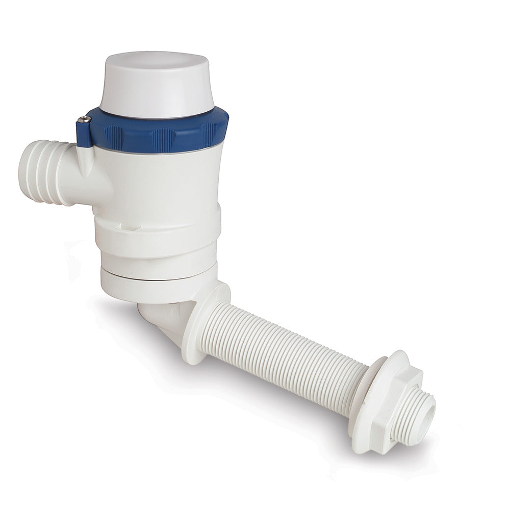 Shurflo by Pentair PIRANHA Angled Port Aerator 600 Livewell Pump - 12 VDC, 600 GPH [357-014-10]