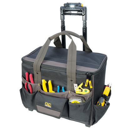 CLC L258 Tech Gear Bolsa con ruedas con asa iluminada - 17" [L258]