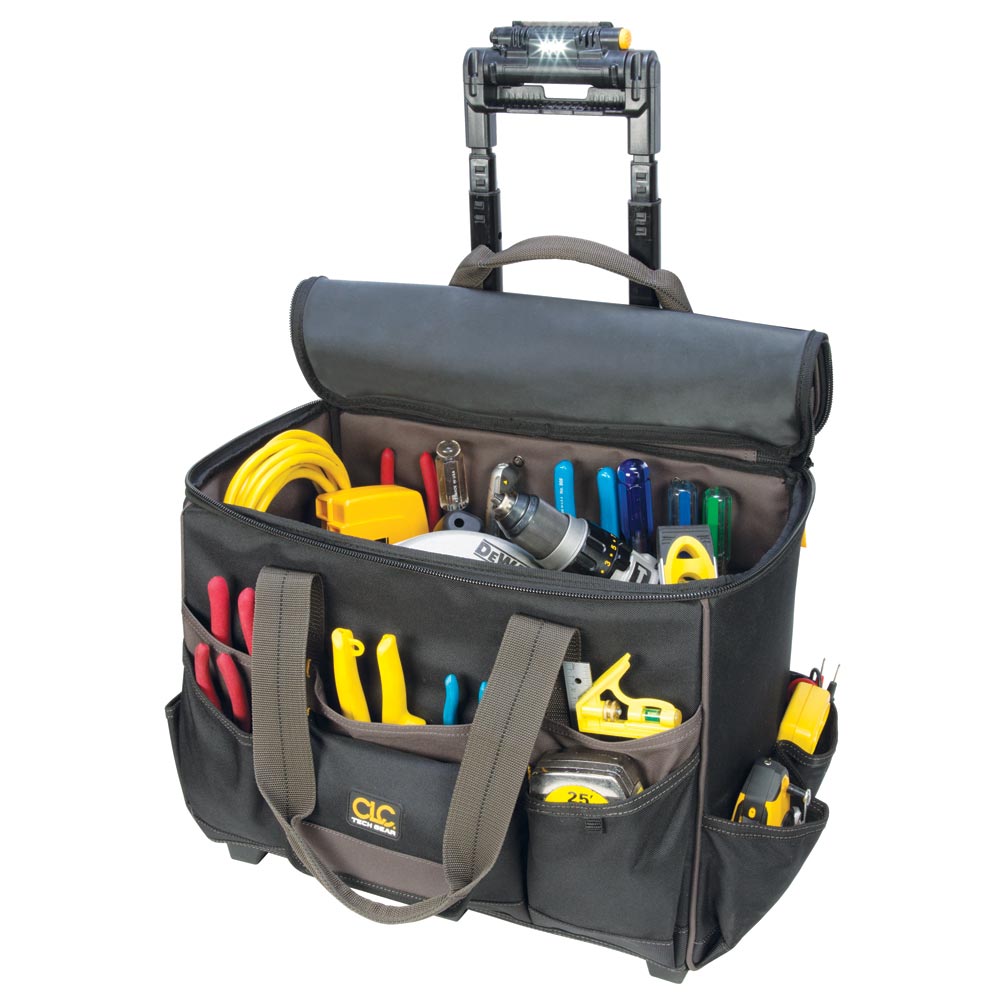 CLC L258 Tech Gear Bolsa con ruedas con asa iluminada - 17" [L258]