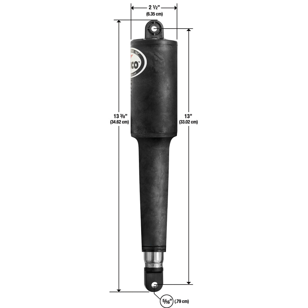 Actuador estándar Lenco serie 102 - 24 V - Carrera de 4-1/4" [15066-001]