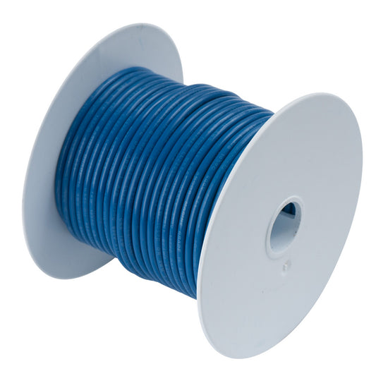 Cable de cobre estañado Ancor azul oscuro 14AWG - 100' [104110]