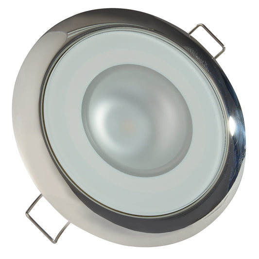 Lumitec Mirage Flush Mount Down Light Spectrum RGBW - Bisel pulido [113117]