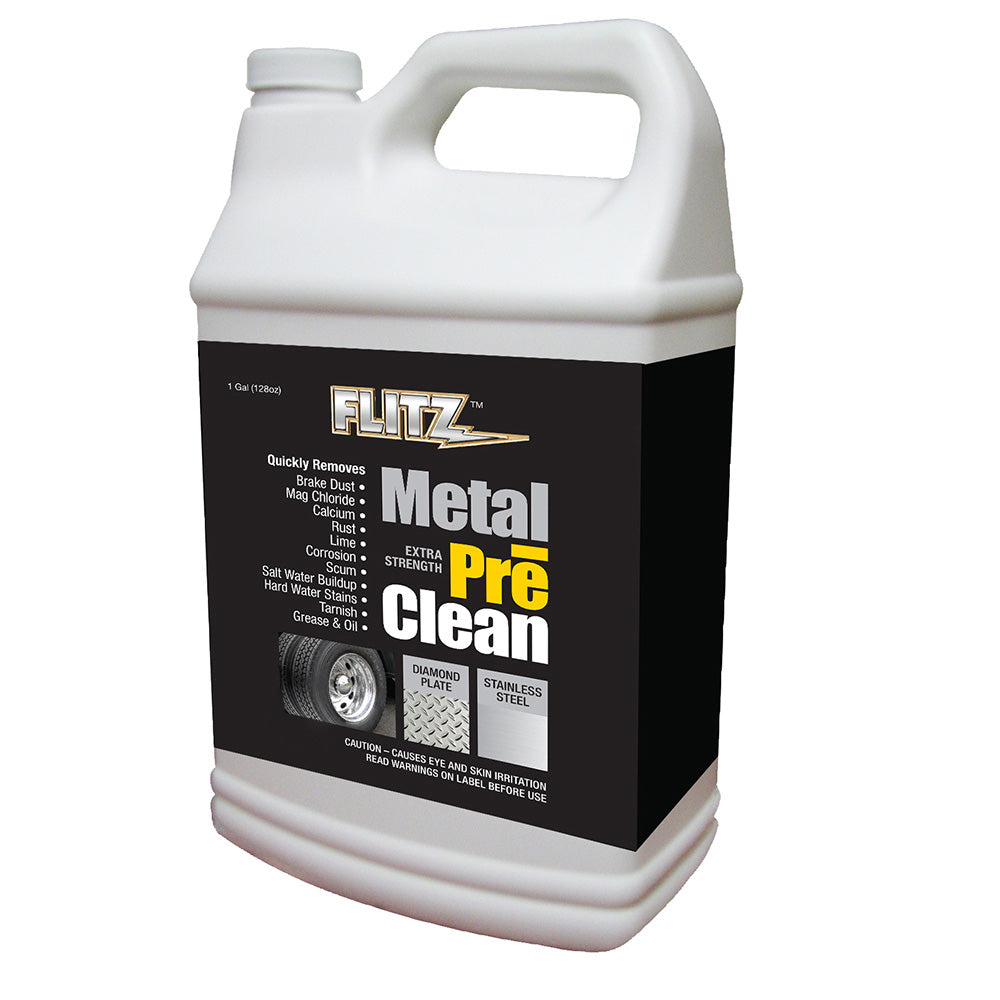 Flitz Metal Pre-Clean - All Metals Including Stainless Steel - Gallon Refill [AL 01710]