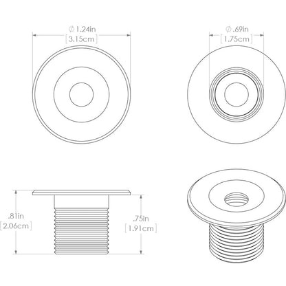 Luz de cortesía Lumitec Echo - Carcasa cepillada - Luz blanca [112203]