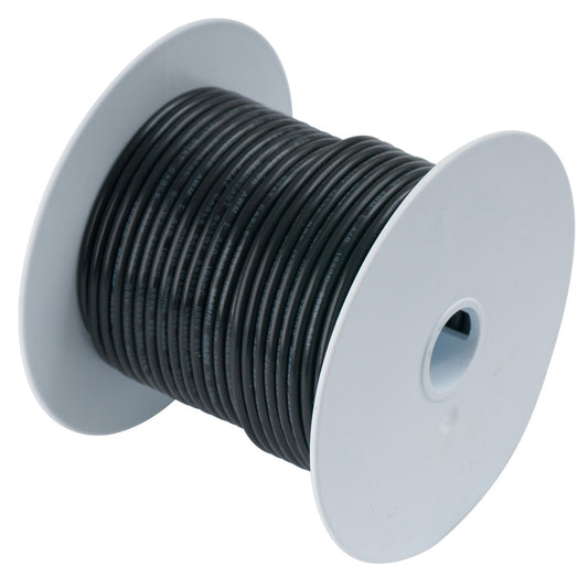 Cable de cobre estañado Ancor negro 18 AWG - 35' [180003]