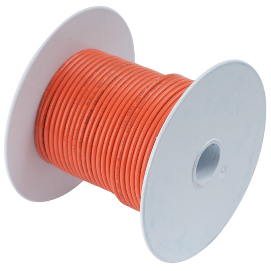 Cable de cobre estañado Ancor naranja 18 AWG - 100' [100510]