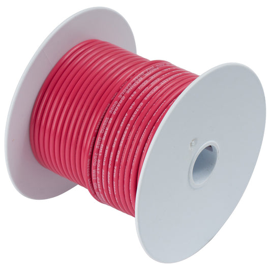 Cable de cobre estañado Ancor rojo 18 AWG - 100' [100810]