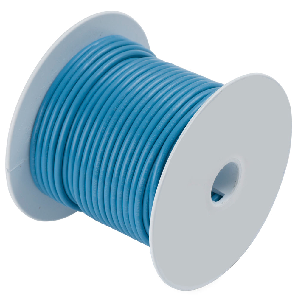 Cable de cobre estañado Ancor azul claro 16 AWG - 100' [101910]