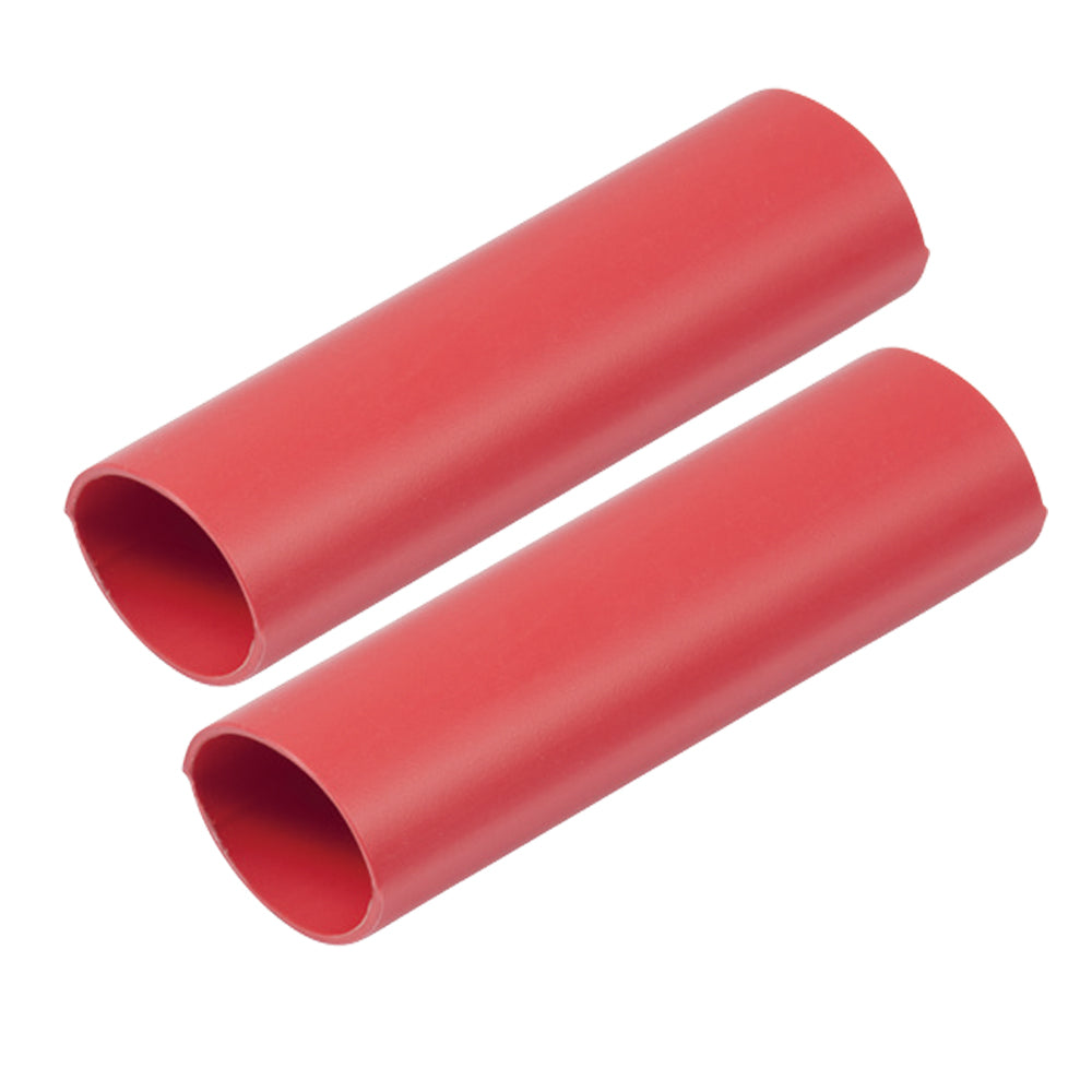 Ancor Tubo termorretráctil de pared pesada - 1" x 12" - Paquete de 2 - Rojo [327624]