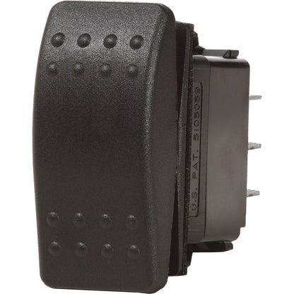 Blue Sea 7930 Contura II Interruptor SPST Negro - APAGADO-(ENCENDIDO) [7930]