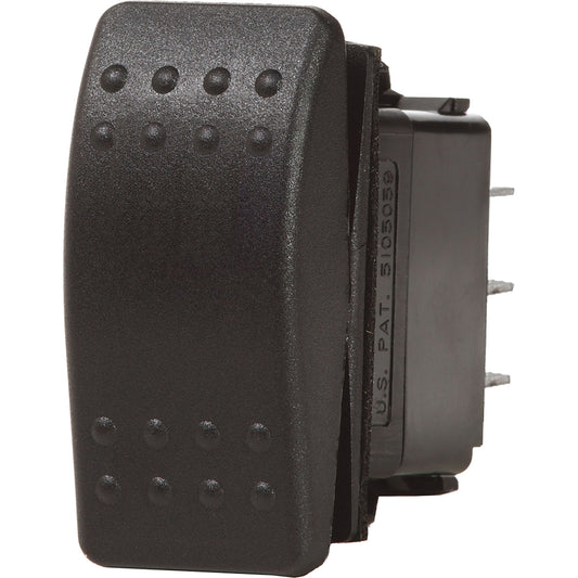 Blue Sea 7935 Contura II Interruptor DPST Negro - APAGADO-(ENCENDIDO) [7935]