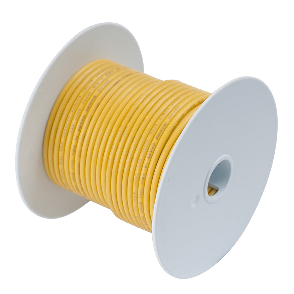 Cable de cobre estañado Ancor amarillo 8 AWG - 50' [111905]