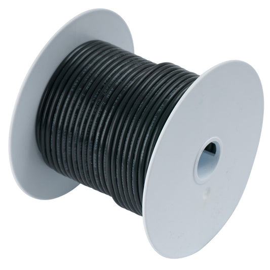 Cable de batería de cobre estañado Ancor negro 1 AWG - 50' [115005]