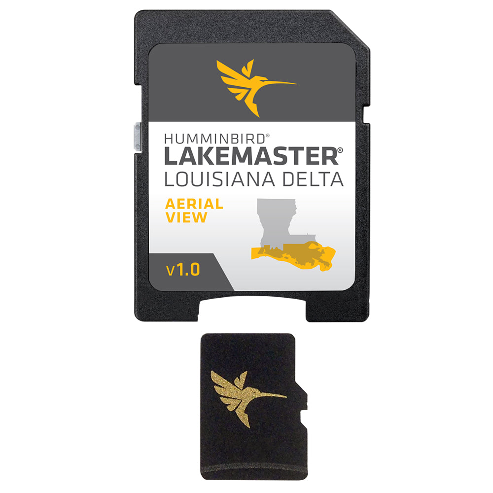 Humminbird LakeMaster Aerial Satellite View - Louisiana Delta [600050-1]