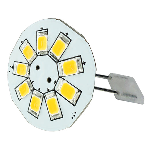 Luz LED Lunasea G4 con pasador trasero de 0,9" - Blanco cálido [LLB-21BW-21-00]