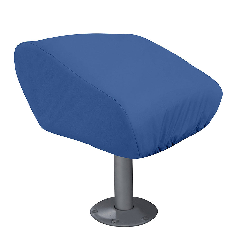 Funda plegable para asiento de barco con pedestal Taylor Made - Poliéster Rip/Stop, azul marino [80220]