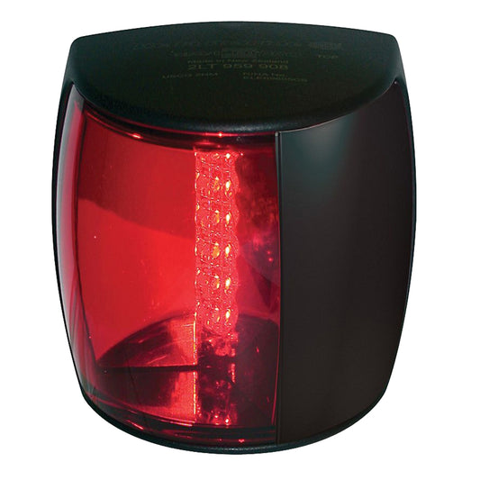 Lámpara de navegación de puerto Hella Marine NaviLED PRO - 2 nm - Lente roja/carcasa negra [959900001]