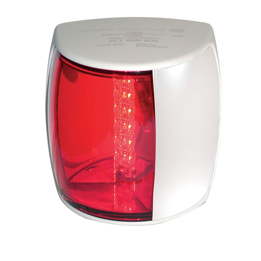 Lámpara de navegación de puerto Hella Marine NaviLED PRO - 2 nm - Lente roja/carcasa blanca [959900011]