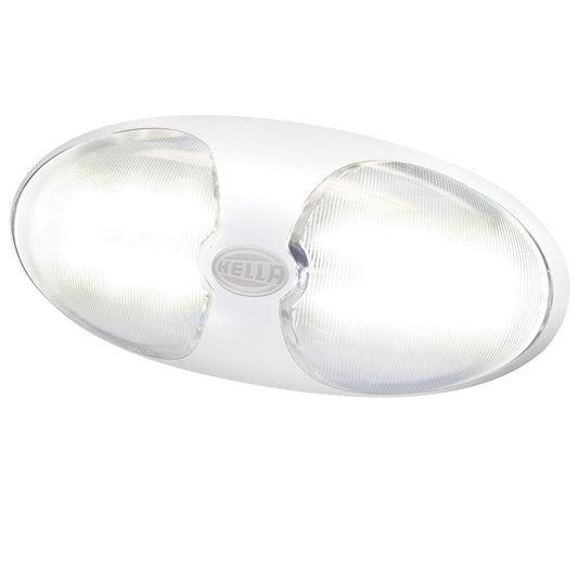 Lámpara interior/exterior Hella Marine DuraLED 12 - LED blanco - Carcasa blanca [959700101]