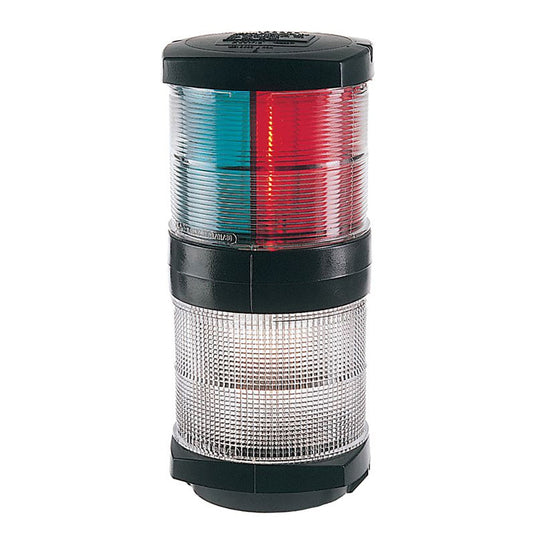 Luz de navegación/lámpara de navegación de ancla tricolor Hella Marine - Incandescente - 2 nm - Carcasa negra - 12 V [002984601]