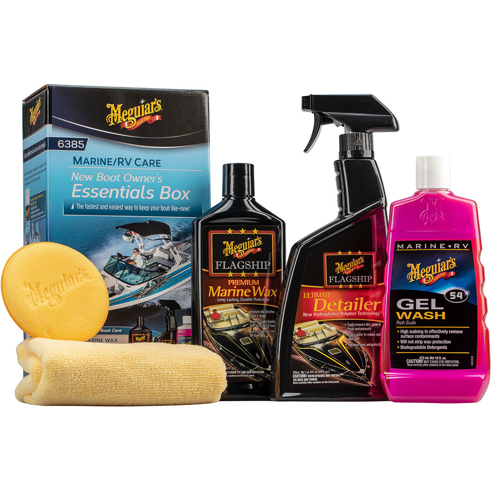 Kit básico para propietarios de embarcaciones nuevas de Meguiars [M6385]