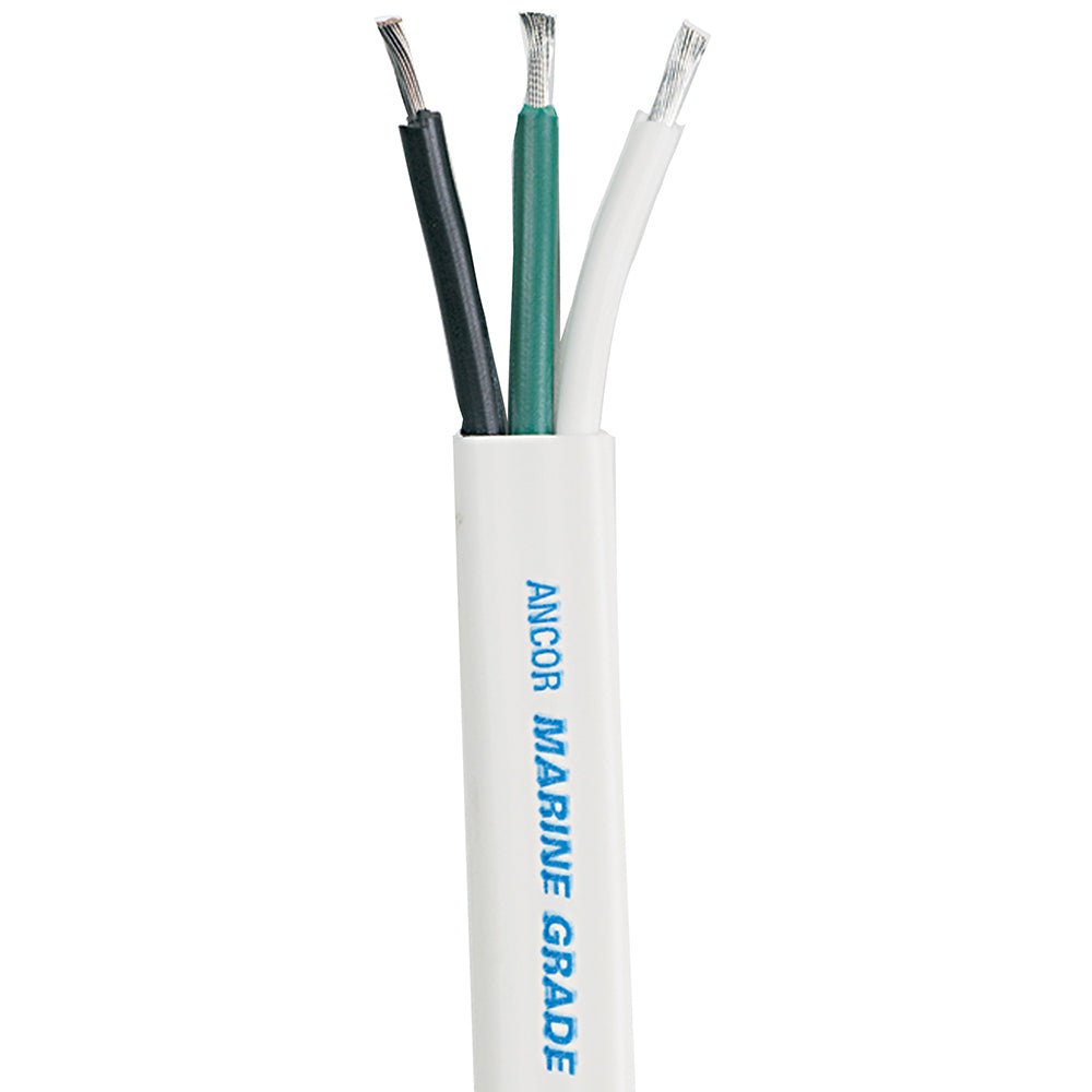 Cable triplex blanco Ancor - 14/3 AWG - 500 [131550]