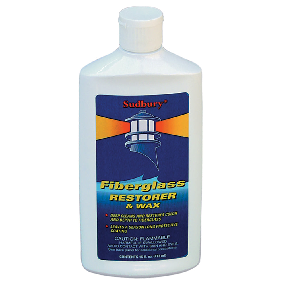 Cera restauradora de fibra de vidrio Sudbury One Step - Líquido de 16 oz [413]