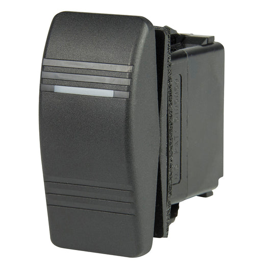 Interruptor Contura BEP DPDT - 1 LED ámbar - ENCENDIDO/APAGADO/(ENCENDIDO) [1001807]