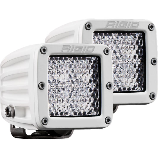 RIGID Industries D-Series PRO LED híbrido difuso - Par - Blanco [602513]