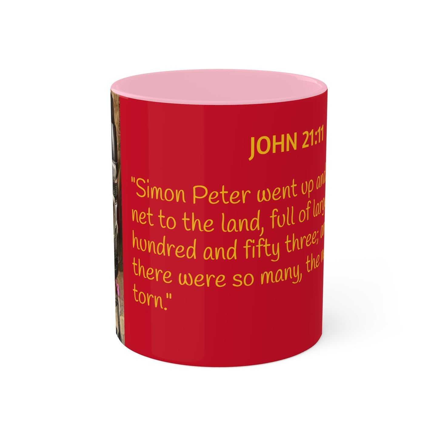 Hawkeye Marine - John 21:11 Colorful Mugs, 11oz