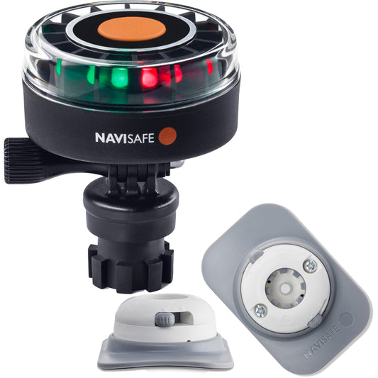 Navisafe Navilight 2NM Tricolor con soporte RIB con base Navimount - Blanco [340KIT4]