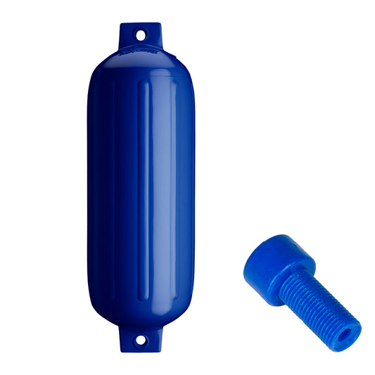 Polyform G-5 Twin Eye Fender 8.8" x 26.8" - Cobalt Blue w/Adapter [G-5 COBALT BLUE W/AIR ADAPTER]