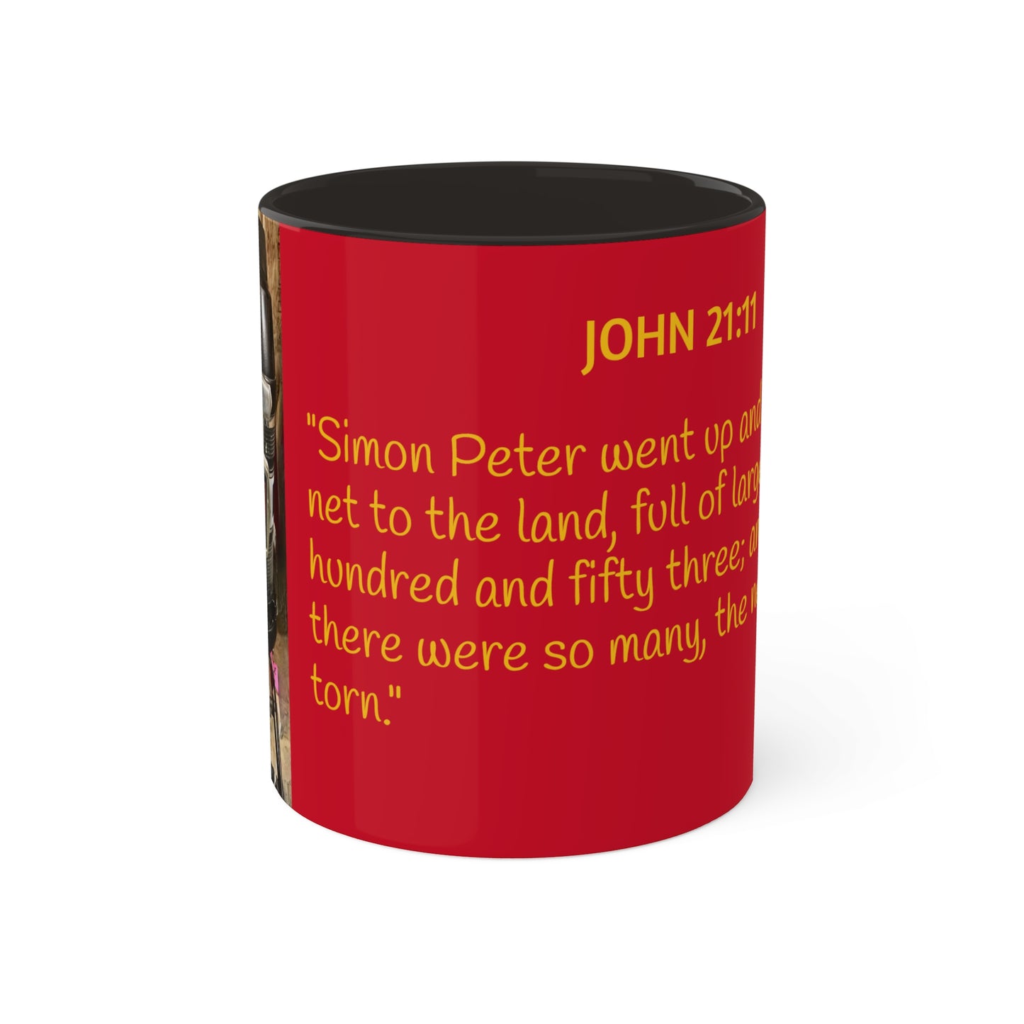 Hawkeye Marine - John 21:11 Colorful Mugs, 11oz