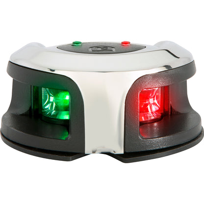 Luz de navegación Attwood LightArmor con montaje en proa - Acero inoxidable - Bicolor - 2NM [NV2002SS-7]