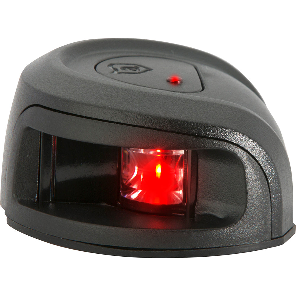 Luz de navegación para montaje en cubierta Attwood LightArmor - Compuesto negro - Puerto (rojo) - 2NM [NV2012PBR-7]